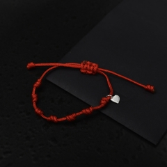 P116A Pulsera Siete Nudos Kids Rojo - comprar online