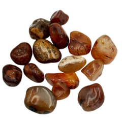 Pedra ou Cristal Pequeno - Cornalina 1 unidade - BRINDE