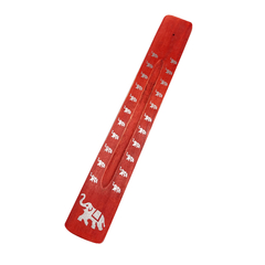 Incensário Indiano Madeira - Vermelho - comprar online