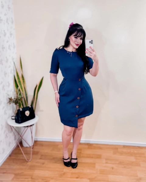 vestido sublime outono - Marine - comprar online