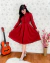 Vestido Passeio no Bosque Vermelho - Manga longa