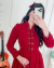 Vestido Passeio no Bosque Vermelho - Manga longa - Cute For You