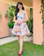 Vestido Jully Jardim de Rosas na internet