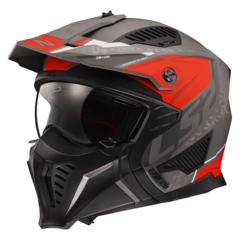 CASCO LS2 606 DRIFTER DEVOR TITANIUM / MATE - comprar online