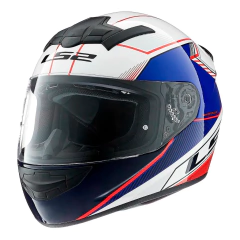 Casco Integral Moto Ls2 352 Kascal Matt WhiteBlue