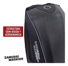 Mochila Moto Semi Rigida Turismo Samurai 32/49 Lts Casco en internet