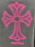 Camiseta Chrome Hearts "Pink Cross" - loja online