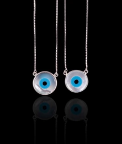 Escapulário Prata Olho Grego - loja online