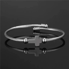 Bracelete Zap Cruz Aço - loja online