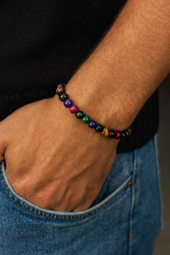 Pulseira Olho de Tigre Colors na internet