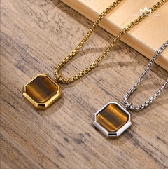 Colar Nebulosa Olho de Tigre - DOM ACCESSORI