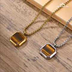 Colar Nebulosa Olho de Tigre - loja online