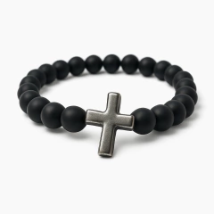 Pulseira Murano + Cruz - comprar online