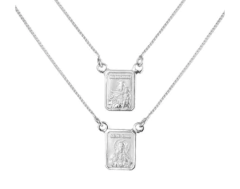 Escapulário de Prata Sagrado Coração - comprar online