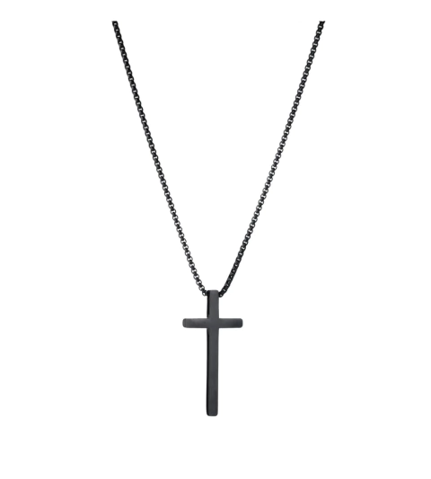 Colar Redentor Aço Black