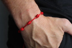 Pulseira Kabalah 7 nós - DOM ACCESSORI
