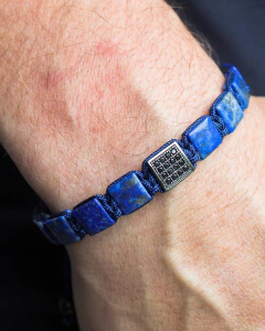 Pulseira Noronha Lapis Lazulli Ajustável na internet