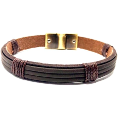 Pulseira Modern Couro - DOM ACCESSORI