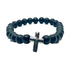 Pulseira Murano + Cruz