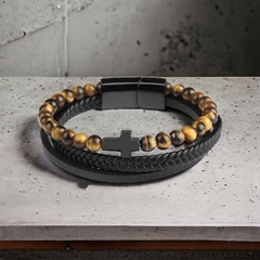 Pulseira Trindade Olho de Tigre - loja online
