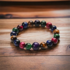 Pulseira Olho de Tigre Colors na internet