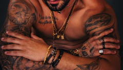 Pulseira Gus Cruz Aço Dourado - Ajustável na internet