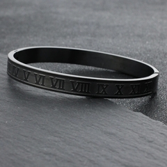 Bracelete Romano Aço Preto - comprar online