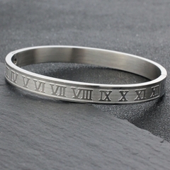 Bracelete Romano Aço Prateado - comprar online