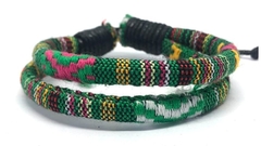 Pulseira Style Tecido Verde - comprar online