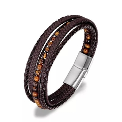 Pulseira David Olho de Tigre Marrom na internet