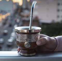 Imperial Algarrobo - Escudo Nacional (Virola ALPACA PERSONALIZABLE) - Cebando Ando