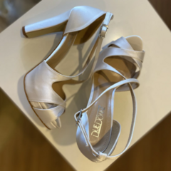 SANDÁLIA ELOAH - Pérola Salto Alto - comprar online