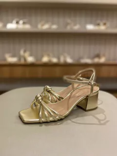 SANDÁLIA DANI - Champanhe - Due Donne Sapatos de Noiva & Festa