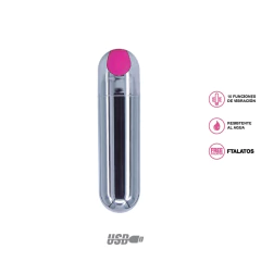 SEX THERAPY - MINI BULLET SILVER PINK - comprar online