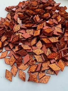 Mini Rombos de vidrio GLITTER - tienda online