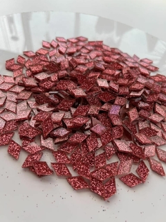Mini Rombos de vidrio GLITTER - comprar online