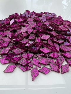 Imagen de Mini Rombos de vidrio GLITTER