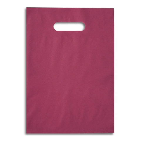SACOLA PLASTICA BOCA DE PALHAÇO ROSA 25X35 1 KG