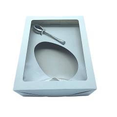 CAIXA PARA OVO DE PASCOA BRANCA 19X15X6 250 GR 20 UNI. LOJA na internet