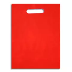 SACOLA PLASTICA BOCA DE PALHAÇO VERMELHA 30X40 PCT 1KG