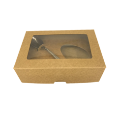 Imagem do Caixa Para Ovo De Colher 50g Kraft 13x9x4 - 40 Unidades