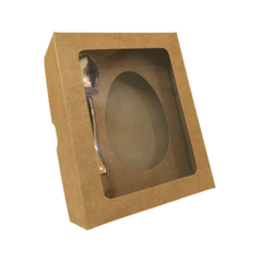 Caixa Para Ovo De Colher 100/150g Kraft 14x11x5 - 40 Unidades - comprar online
