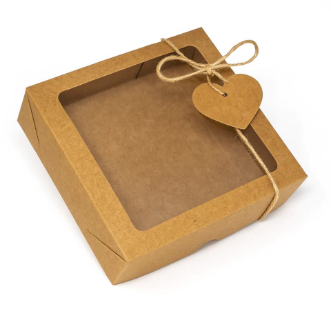 Caixa Para Presente Kraft Bombom Cosméticos 12X12X4 60 Un - comprar online