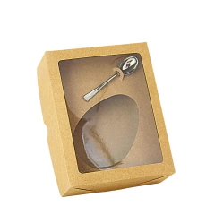 Caixa Para Ovo De Colher 250g Kraft 19x15x6 - 20 Unidades - loja online