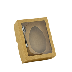 Caixa Para Ovo De Colher 350g Kraft 19x15x6 - 40 Unidades - comprar online