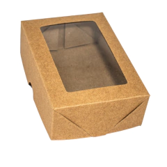 Caixa Kraft 13x9x4 com visor - 20 Unidades na internet