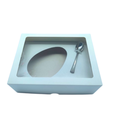 CAIXA PARA OVO DE PASCOA BRANCA 19X15X6 250 GR 20 UNI. LOJA - comprar online
