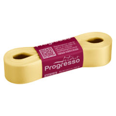 FITA CETIM SIMPLES CF005 22 mm COR 2052 AMARELO CLARO Peca 10 metros