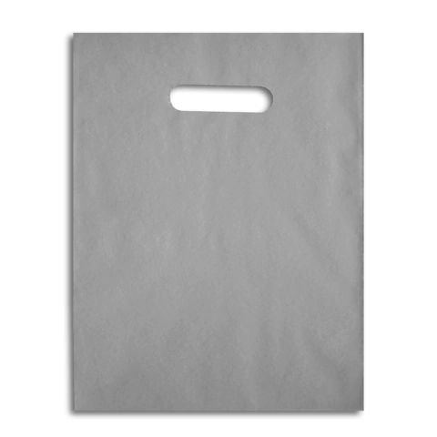 SACOLA PLASTICA BOCA DE PALHAÇO PRATA 25X35 PCT 1KG