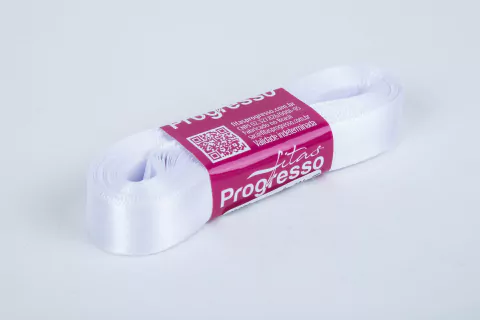 FITA CETIM SIMPLES CF003 15 mm COR 201 BRANCO Peca 10 metros